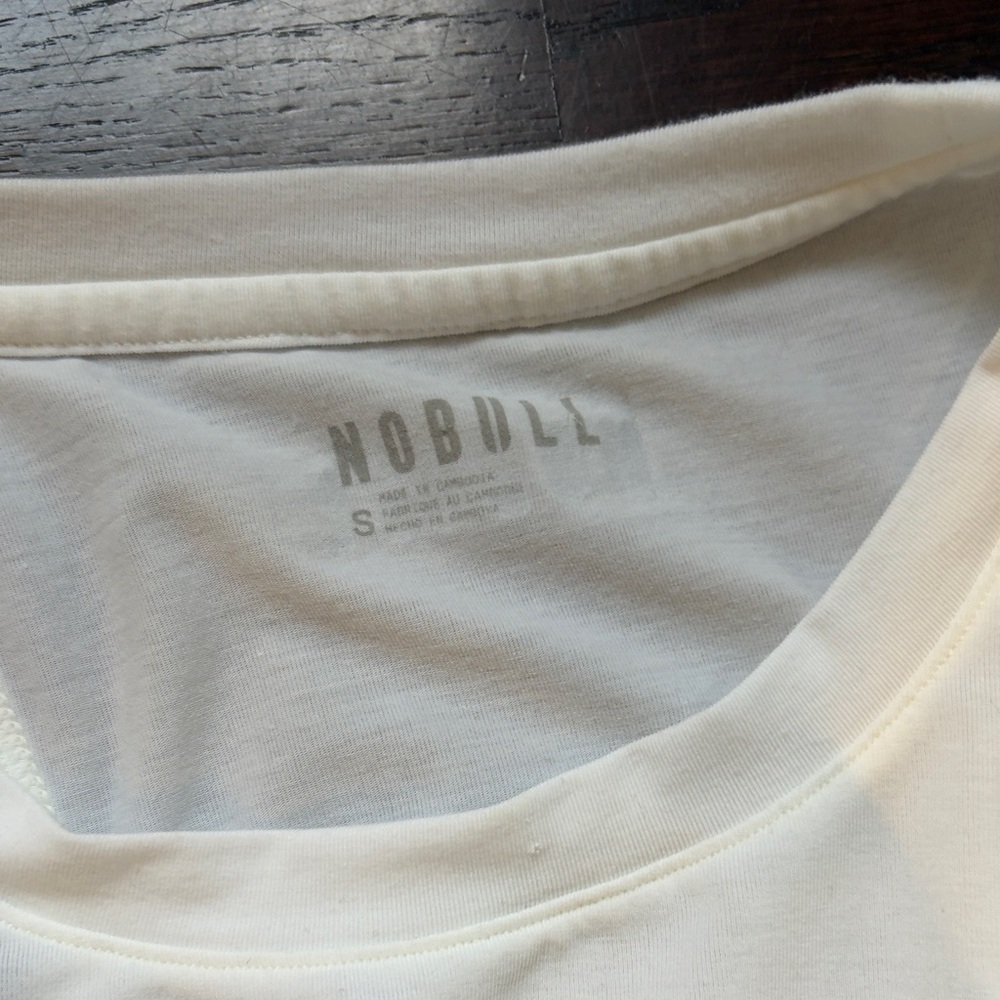 NOBULL Off-White Crewneck Tee